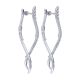 Gabriel Fashion 14 Karat Hoops Fancy Earrings EG12083W45JJ