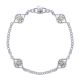 Gabriel Fashion Silver / 18 Karat Two-Tone Roaring 20's Diamond By The Yard Bracelet TB2614MYJJJ