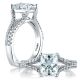 A.JAFFE 14 Karat Signature Engagement Ring MES570