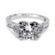 Tacori Platinum Simply Tacori Solitaire Engagement Ring 2580RD8
