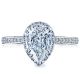 Tacori 2620PS10X7P 18 Karat Dantela Engagement Ring