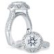 A.JAFFE 18 Karat Signature Engagement Ring MES686