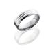 Lashbrook 6BDDD14-SS SATIN-POLISH Titanium Wedding Ring or Band