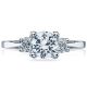 2635RD65 Platinum Simply Tacori Engagement Ring