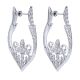 Gabriel Fashion Silver Hoops Hoop Earrings EG12029SVJWS