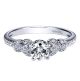 Gabriel 14 Karat Victorian Engagement Ring ER98684W44JJ