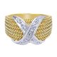 Gabriel Fashion 14 Karat Two-Tone Hampton Diamond Ladies' Ring LR4257M45JJ