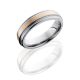 Lashbrook 6REF11-14KR2UMIL Satin-Polish Titanium Wedding Ring or Band