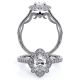 Verragio Insignia-7094OV Platinum Engagement Ring