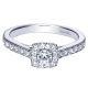 Gabriel 14 Karat Victorian Engagement Ring ER98522W44JJ
