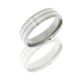 Lashbrook 7FGE22/SSSS SATIN-POLISH Titanium Wedding Ring or Band