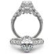 Verragio Insignia-7100OV Platinum Engagement Ring