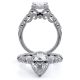 Verragio Insignia-7100PEAR Platinum Engagement Ring