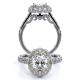 Verragio Insignia-7106OV Platinum Engagement Ring