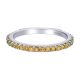 Gabriel Fashion 14 Karat Stackable Stackable Ladies' Ring LR4576W4JCT