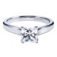 Gabriel Platinum Contemporary Engagement Ring ER6576PTJJJ