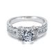 Tacori Platinum Hand Engraved Engagement Ring HT2196RD7
