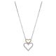 Gabriel Fashion 14 Karat Two-Tone Eternal Love Heart Necklace NK1074M45JJ