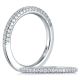 A.JAFFE Classic Platinum Diamond Wedding Ring MR1534 / 50