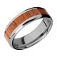 Lashbrook 7B14(NS)/HARDWOOD Titanium Wedding Ring or Band