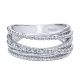 Gabriel Fashion Silver Celestial Ladies' Ring LR5851SVJWS