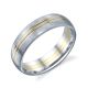 273762 Christian Bauer Platinum & 18 Karat Wedding Ring / Band