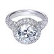 Gabriel 18 Karat Contemporary Engagement Ring ER8309W83JJ