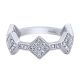 Gabriel Fashion 14 Karat Stackable Stackable Ladies' Ring LR5715W45JJ
