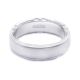 Tacori 617WS Platinum Crescent Wedding Band