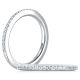 A.JAFFE Classic Platinum Diamond Wedding Ring MR1533 / 25