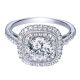 Gabriel 14 Karat Victorian Engagement Ring ER8174W44JJ