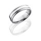 Lashbrook CC6D2.5 Polish-Angle Satin Cobalt Chrome Wedding Ring or Band