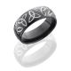 Lashbrook Z8D-TRINITY Polish Zirconium Wedding Ring or Band