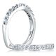 A.JAFFE Art Deco Collection Platinum Diamond Wedding Ring MRS239 / 48