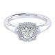 Gabriel 14 Karat Perfect Match Engagement Ring ER009A2ACW44JJ