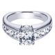 Gabriel 14 Karat Contemporary Engagement Ring ER4184W44JJ