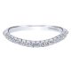 Gabriel 14 Karat Contemporary Wedding Band WB911712R0W44JJ