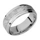 Lashbrook 8B14(NS)/METEORITE Titanium Wedding Ring or Band