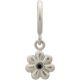Endless Jewelry Black Flower Dream Dot Sterling Silver Charm 43302-2