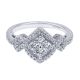 Gabriel Fashion 14 Karat Lusso Diamond Ladies' Ring LR5235W44JJ