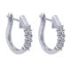 Gabriel Fashion 14 Karat Huggies Huggie Earrings EG455W45JJ