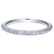 Gabriel 14 Karat Contemporary Wedding Band WB8558W44JJ