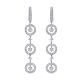 Gabriel Fashion 14 Karat Lusso Diamond Drop Earrings EG9697W44JJ