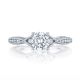 2645RD612 Platinum Tacori Classic Crescent Engagement Ring