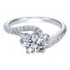 Gabriel 14 Karat Victorian Engagement Ring ER910174W44JJ