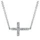 Gabriel Fashion 14 Karat Faith Cross Necklace NK3782W45JJ