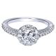 Gabriel 14 Karat Contemporary Engagement Ring ER98203W44JJ