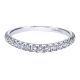 Gabriel 14 Karat Contemporary Wedding Band WB10148W44JJ