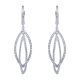Gabriel Fashion 14 Karat Hampton Diamond Drop Earrings EG11376W45JJ