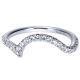 Gabriel 14 Karat Contemporary Wedding Band WB8664W44JJ